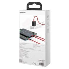 Type-C Rapid 3-in-1 Cable for Micro + Lightning + Type-C PD 20W 1.5m Red (CAMLT-SC09)