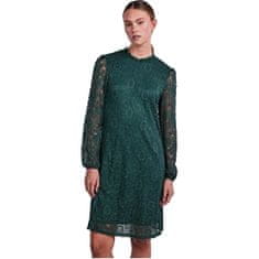Pieces Dámske šaty PCOLLINE Regular Fit 17139864 Trekking Green (Veľkosť M)
