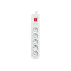 Armac SURGE PROTECTOR ARC5 3M 5X FRENCH OUTLETS GREY