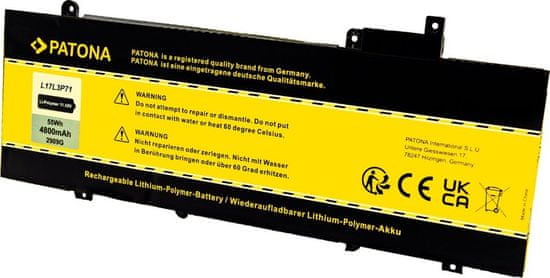 PATONA baterie pro ntb LENOVO Thinkpad T480S 4800mAh Li-Pol 11,55V