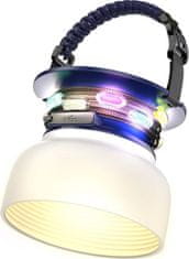 Immax solární kempingová lampička s integrovaným RGB LED světelným řetězem/ 10W/ IP65/ USB-C