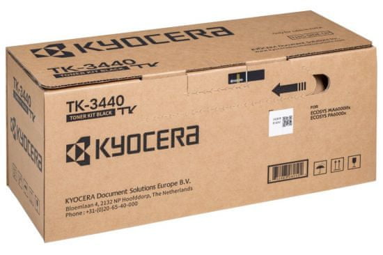 Kyocera toner TK-3440 na 40 000 A4 (pri 5% pokrytí), pre ECOSYS PA6000x, MA6000ifx
