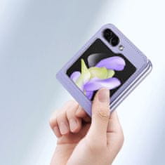 Dux Ducis Bril knižkové puzdro na Samsung Galaxy Z Flip 5 5G, fialové