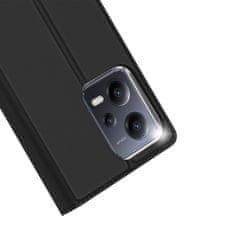 Dux Ducis Skin Pro knižkové puzdro na Xiaomi Redmi Note 12 Pro / Poco X5 Pro 5G, čierne