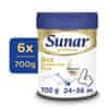 Sunar Premium 4 batoľacie mlieko, 6 x 700g