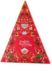 English Tea Shop Adventný kalendár Červený trojuholník 25 pyramídok BIO