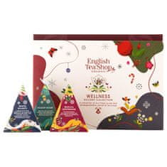 English Tea Shop Vianočná darčeková kolekcia Welness 12 pyramídok BIO