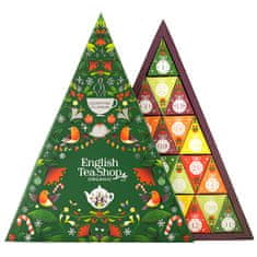 English Tea Shop Adventný kalendár Zelený trojuholník 25 pyramídok BIO