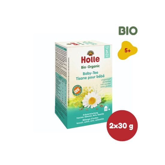Holle Bio-detský čaj, 2 × 30 g