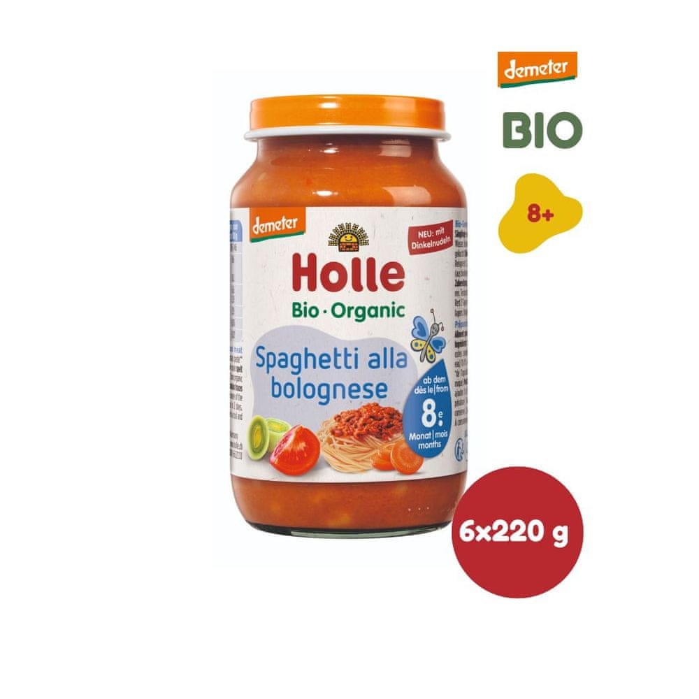 Holle Bio Bolonské špagety - 6 x 220 g
