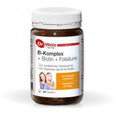 Dr. Wolz B-komplex + biotin + folsäure Hefetabletten 300 tabliet
