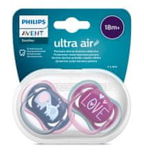 Philips Avent Cumlík Ultra air 18m+ dievča (slon), 2ks