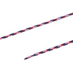 PRYM Okrúhle šnúrky outdoorové, 5 mm, 150 cm, modré/červené/biele