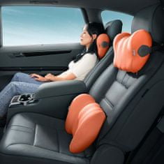 BASEUS Car Tool ComfortRide Series Car Lumbar Pillow, Dimensions 395x263x115mm, Orange (CNYZ000007)