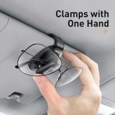 BASEUS Car Tool Platinum Vehicle eyewear clip (Clamping type) čierna (ACYJN-B01)