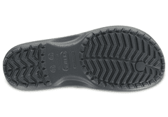 Crocs Crocband Flip-Flops Unisex, 39-40 EU, M7W9, Žabky, Šlapky, Papuče, Graphite/Volt Green, Sivá, 11033-0A1