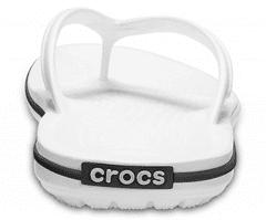 Crocs Crocband Flip-Flops Unisex, 43-44 EU, M10W12, Žabky, Šlapky, Papuče, White, Biela, 11033-100