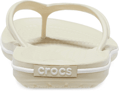 Crocs Crocband Flip-Flops Unisex, 37-38 EU, M5W7, Žabky, Šlapky, Papuče, Bone, Béžová, 11033-2Y2