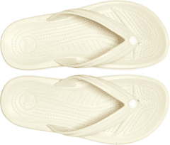Crocs Crocband Flip-Flops Unisex, 43-44 EU, M10W12, Žabky, Šlapky, Papuče, Bone, Béžová, 11033-2Y2