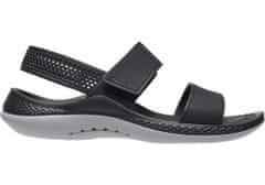 Crocs LiteRide 360 Sandals pre ženy, 41-42 EU, W10, Sandále, Šlapky, Papuče, Black/Light Grey, Čierna, 206711-02G