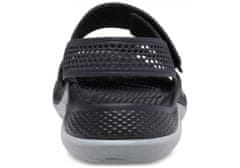 Crocs LiteRide 360 Sandals pre ženy, 42-43 EU, W11, Sandále, Šlapky, Papuče, Black/Light Grey, Čierna, 206711-02G