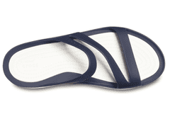 Crocs Swiftwater Sandals pre ženy, 38-39 EU, W8, Sandále, Šlapky, Papuče, Navy/White, Modrá, 203998-462