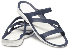 Crocs Swiftwater Sandals pre ženy, 39-40 EU, W9, Sandále, Šlapky, Papuče, Navy/White, Modrá, 203998-462