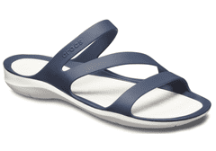 Crocs Swiftwater Sandals pre ženy, 38-39 EU, W8, Sandále, Šlapky, Papuče, Navy/White, Modrá, 203998-462
