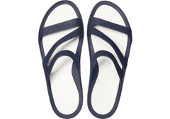 Crocs Swiftwater Sandals pre ženy, 36-37 EU, W6, Sandále, Šlapky, Papuče, Navy/White, Modrá, 203998-462
