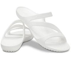 Crocs Kadee II Sandals pre ženy, 36-37 EU, W6, Sandále, Šlapky, Papuče, White, Biela, 206756-100