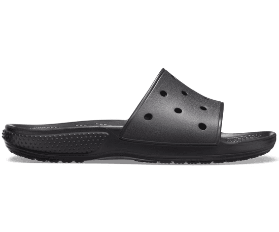 Crocs Classic Slides Unisex, 43-44 EU, M10W12, Šlapky, Sandále, Papuče, Black, Čierna, 206121-001