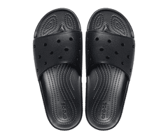 Crocs Classic Slides pre mužov, 48-49 EU, M13, Šlapky, Sandále, Papuče, Black, Čierna, 206121-001