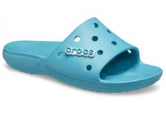 Crocs Classic Slides Unisex, 37-38 EU, M5W7, Šlapky, Sandále, Papuče, Turq Tonic, Modrá, 206121-4ST