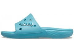 Crocs Classic Slides Unisex, 42-43 EU, M9W11, Šlapky, Sandále, Papuče, Turq Tonic, Modrá, 206121-4ST