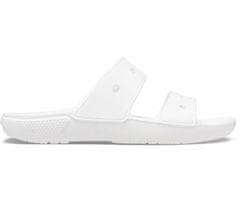 Crocs Classic Sandals Unisex, 38-39 EU, M6W8, Sandále, Šlapky, Papuče, White, Biela, 206761-100