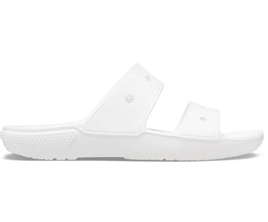 Crocs Classic Sandals Unisex, 43-44 EU, M10W12, Sandále, Šlapky, Papuče, White, Biela, 206761-100