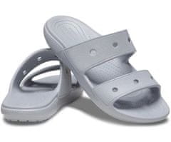 Crocs Classic Sandals Unisex, 41-42 EU, M8W10, Sandále, Šlapky, Papuče, Light Grey, Sivá, 206761-007