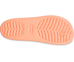 Crocs Classic Platform Flip-Flops pre ženy, 38-39 EU, W8, Žabky, Šlapky, Papuče, Papaya, Oranžová, 207714-83E
