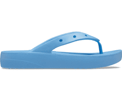 Crocs Classic Platform Flip-Flops pre ženy, 38-39 EU, W8, Žabky, Šlapky, Papuče, Oxygen, Modrá, 207714-4TB