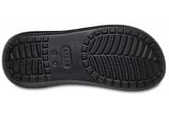 Crocs Classic Crush Sandals Unisex, 39-40 EU, M7W9, Sandále, Šlapky, Papuče, Black, Čierna, 207670-001