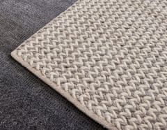Diamond Carpets Ručne viazaný kusový koberec Fusilli DE 9415 White Mix 80x150