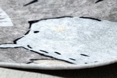 Dywany Łuszczów AKCIA: 80x150 cm Detský kusový koberec Junior 51974.802 Bears grey 80x150