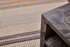 Diamond Carpets Ručne viazaný kusový koberec Houndstooth DESP HL89 Beige Mix 80x150