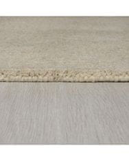 Flair Kusový ručne tkaný koberec Tuscany Textured Wool Border Natural 60x230