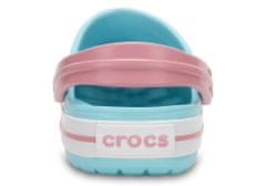 Crocs Crocband Clogs pre deti, 32-33 EU, J1, Dreváky, Šlapky, Papuče, Ice Blue/White, Modrá, 207006-4S3