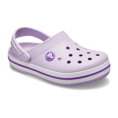 Crocs Crocband Clogs pre deti, 29-30 EU, C12, Dreváky, Šlapky, Papuče, Lavender/Neon Purple, Fialová, 207006-5P8