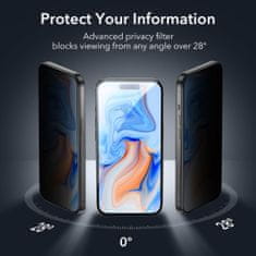 ESR Ochranné Tvrdené Sklo Tempered sklo iPhone 15 Privacy