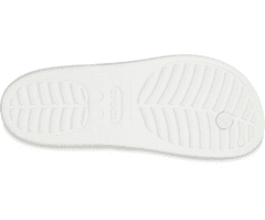 Crocs Classic Platform Flip-Flops pre ženy, 38-39 EU, W8, Žabky, Šlapky, Papuče, White, Biela, 207714-100