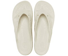 Crocs Classic Platform Flip-Flops pre ženy, 36-37 EU, W6, Žabky, Šlapky, Papuče, Bone, Béžová, 207714-2Y2