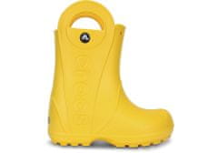 Crocs Handle It Rain Boots pre deti, 24-25 EU, C8, Gumáky, Čižmy, Yellow, Žltá, 12803-730